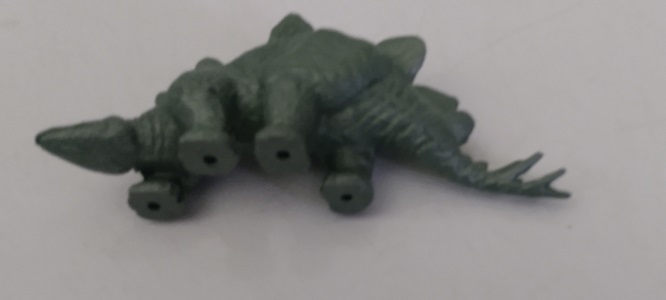 METALLIC GREEN STEGOSAURUS