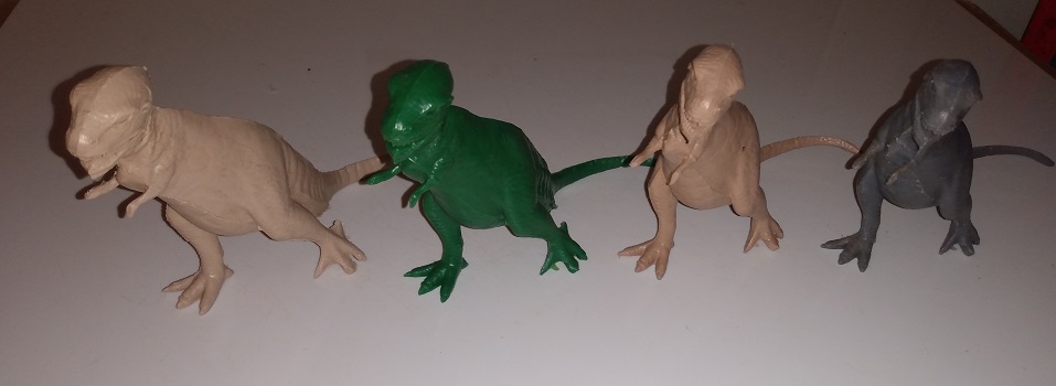 FOUR SDC TYRANNOSAURUS