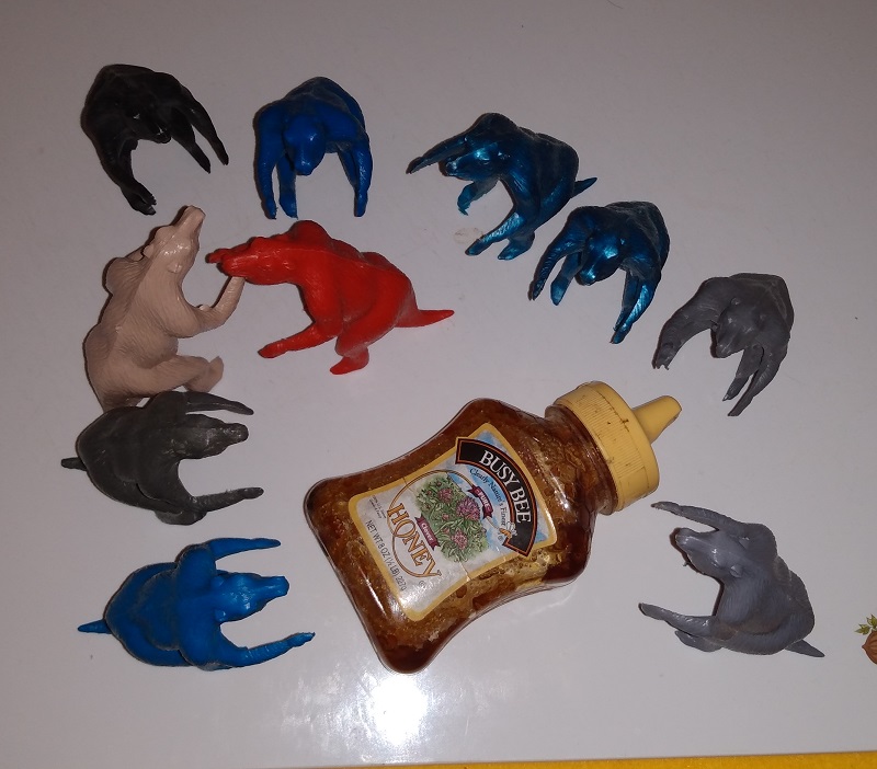 MPC MEGATHERIUM WITH SOME HONEY THEY JUST SCORED WITH THEIR EFFORTS