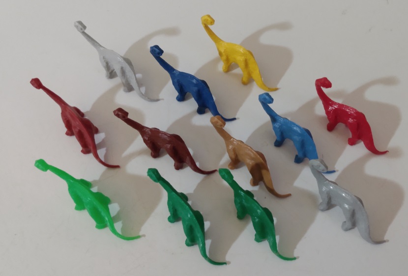 TIMMEE EARLY SERIES BRONTOSAURUS HERD LOOKING BACK
