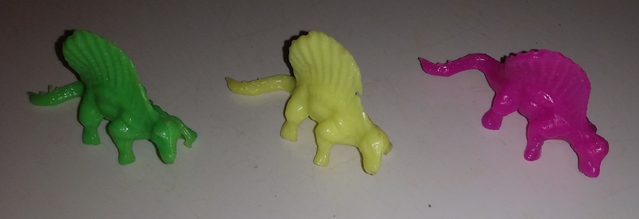 THREE MINI AJAX DIMETRODONS