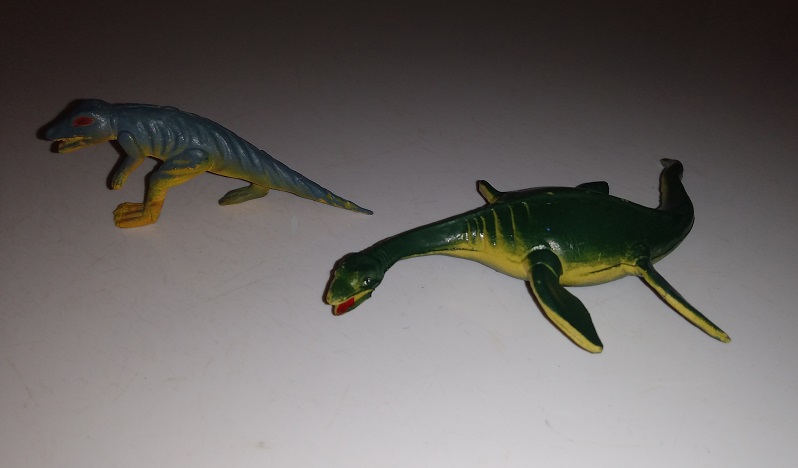 PLESIOSAURUS AND SALTOPOSUCHUS
