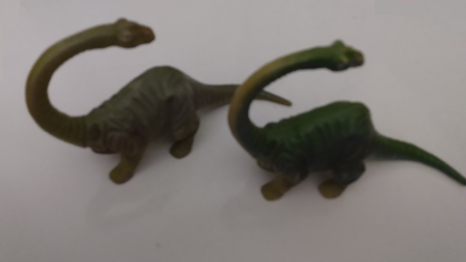 PAIR OF INPRO BRONTOSAURUS FIGURES