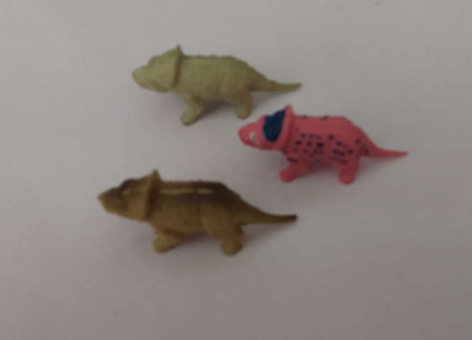 THREE CUTE PROTOCERATOPS