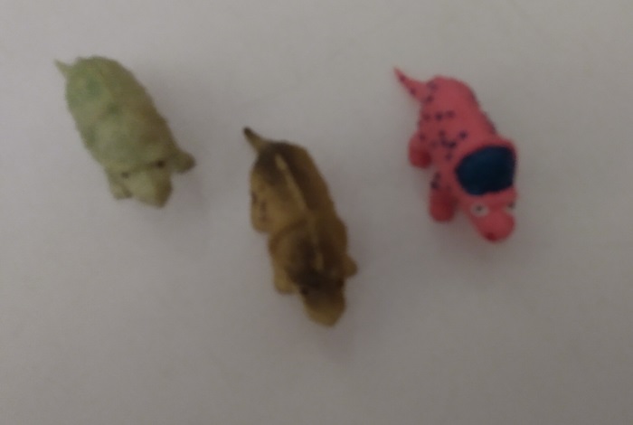 THREE CUTE PROTOCERATOPS