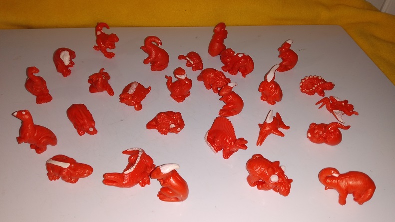 PANOSH RED ORANGE DINOSAURS