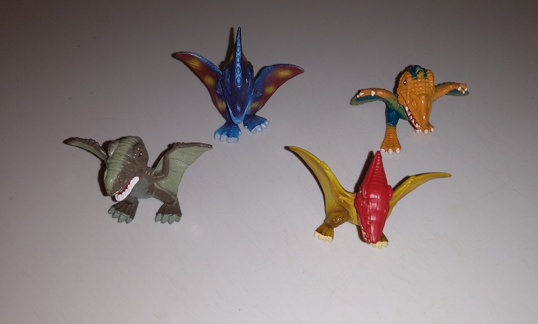 FOUR DIFFERENT DINO FROZ FLYERS