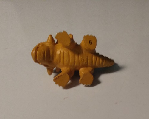 6 - UNDERSIDE NUMBERING OF ANKYLOSAURUS