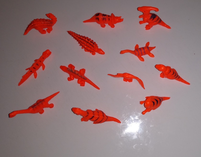 MY ORANGE NEON DINOSAURS