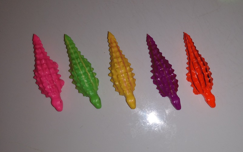 ALL FIVE NEON ANKYLOSAURUS