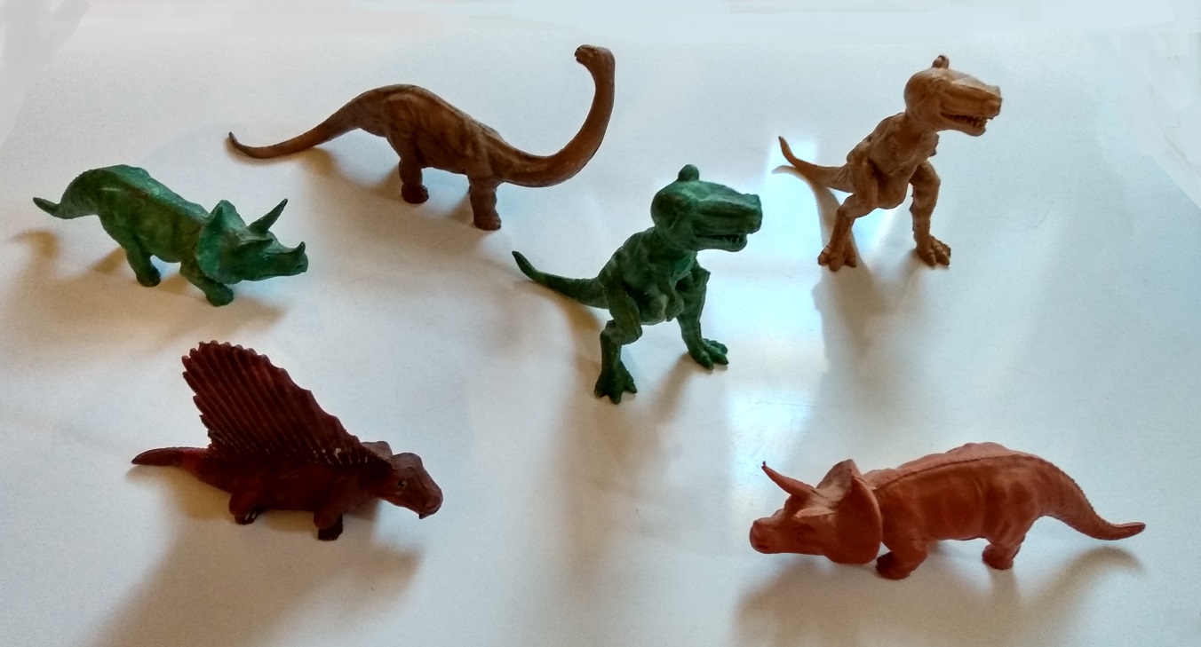 GROUP OF TIMPO DINOSAURS