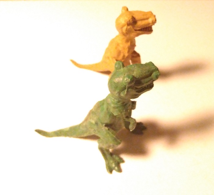 TWO TIMPO TYRANNOSAURUS