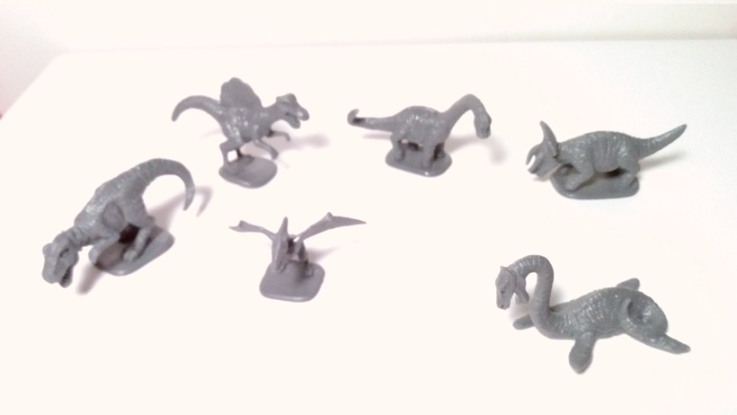MEDIUM GRAY DINOSAURS