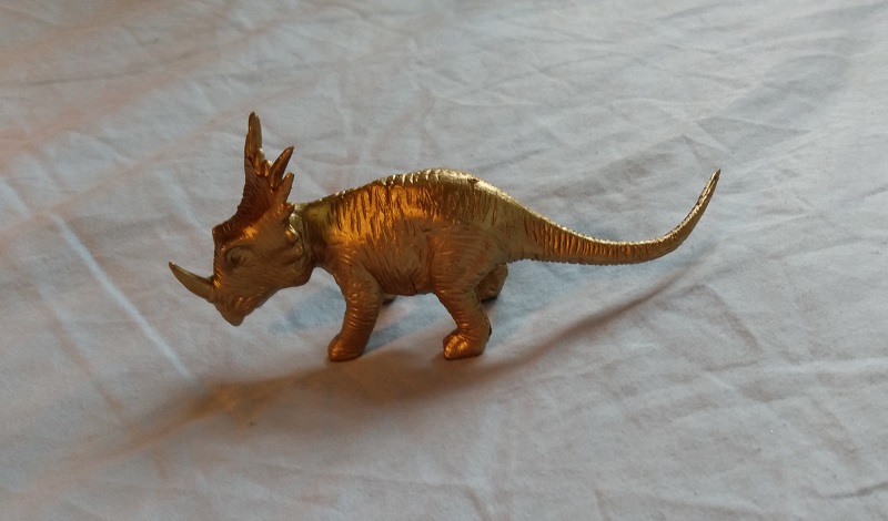 GOLD STYRACOSAURUS