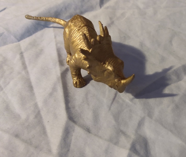 GOLD STYRACOSAURUS