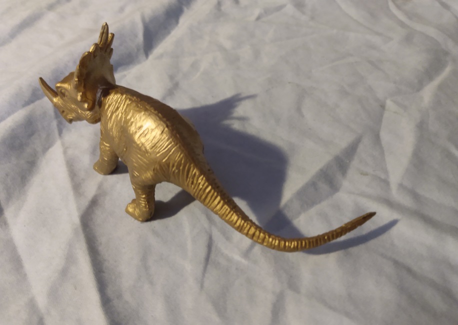GOLD STYRACOSAURUS