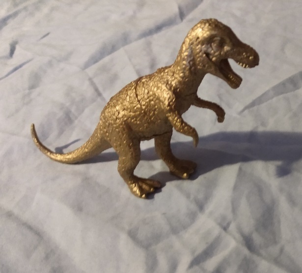 GOLD TYRANNOSAURUS