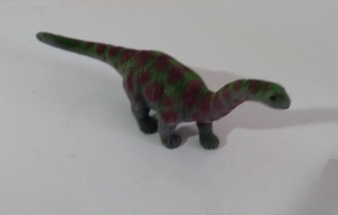FLOCKED BRONTOSAURUS