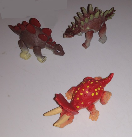 THREE MOOSE DINOSAUR