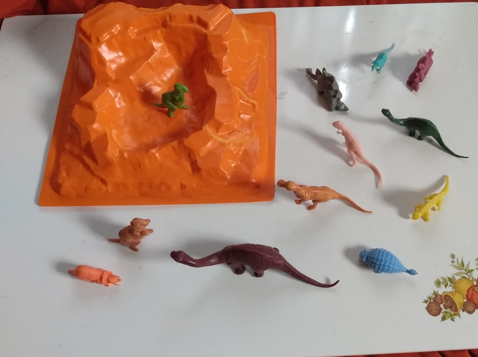 DINOSAURS ON ORANGE MOUNTAIN