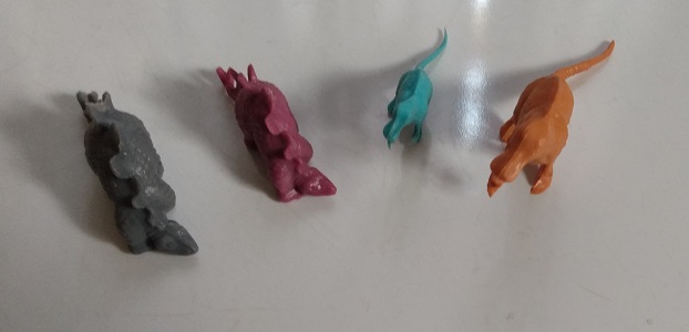 FOUR DINOSAURS
