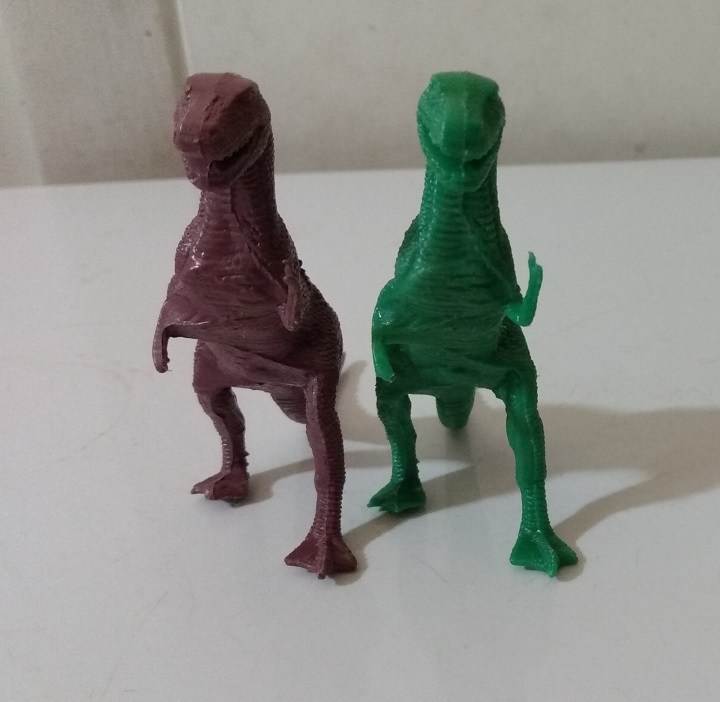 TWO TYRANNOSAURUS REXES