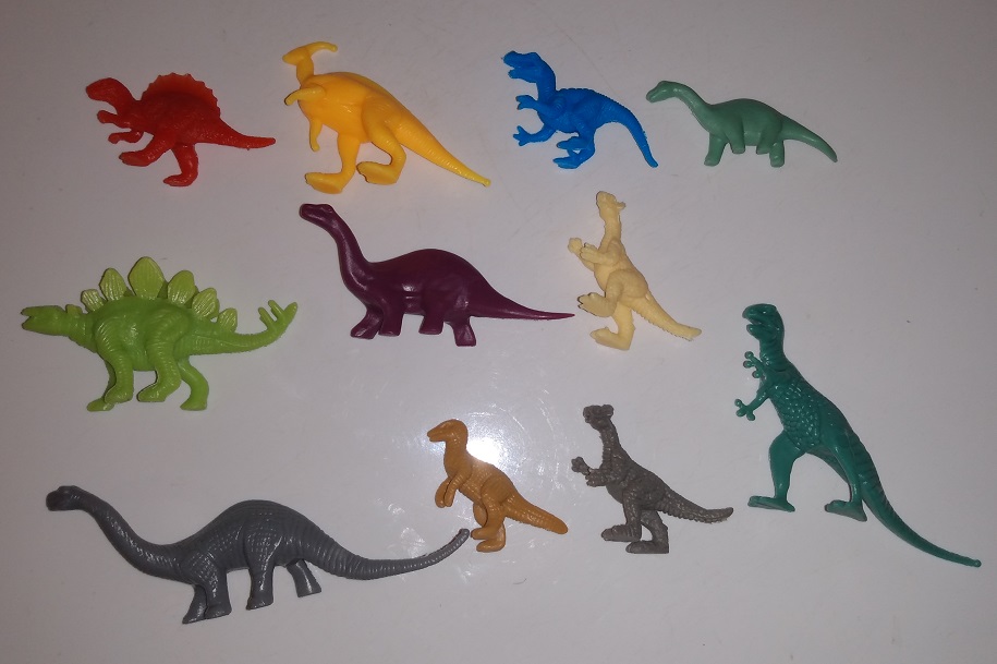 ELEVEN MIX SPECIES DINOSAURS