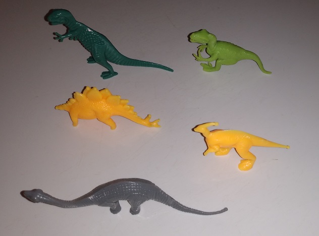 FIVE MIX SPECIES DINOSAURS