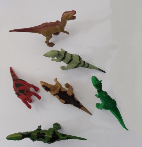 SIX UNKNOWN DINOSAURS