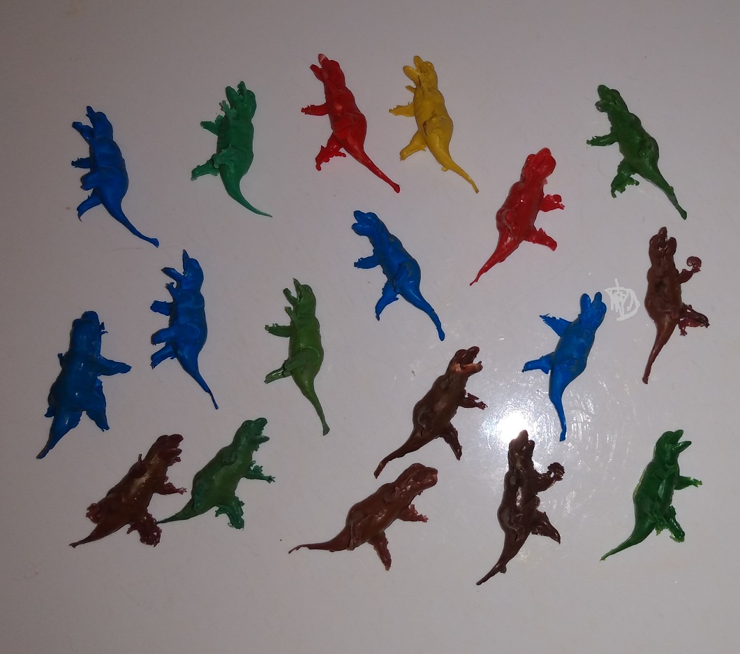 MINI VINYL TYRANNOSAURUS FIGURES