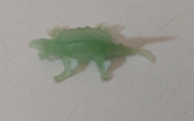 GREEN TRANSPARENT DINOSAUR