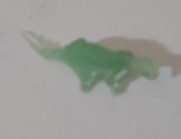GREEN TRANSPARENT DINOSAUR