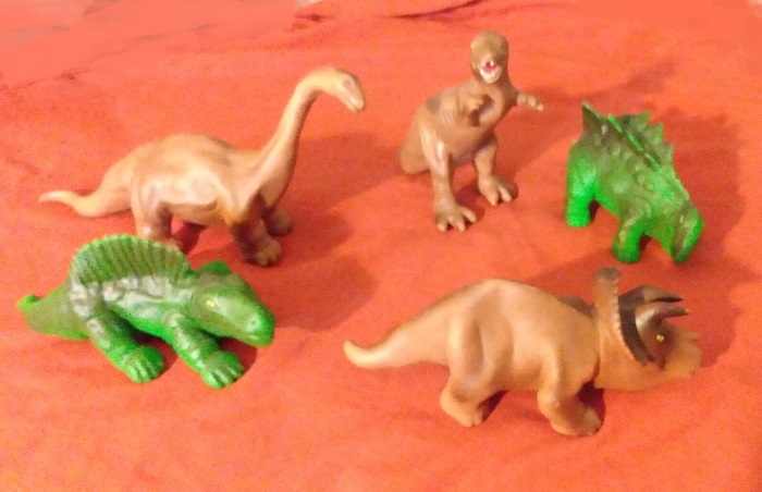 FIVE MARVEL DINOSAURS