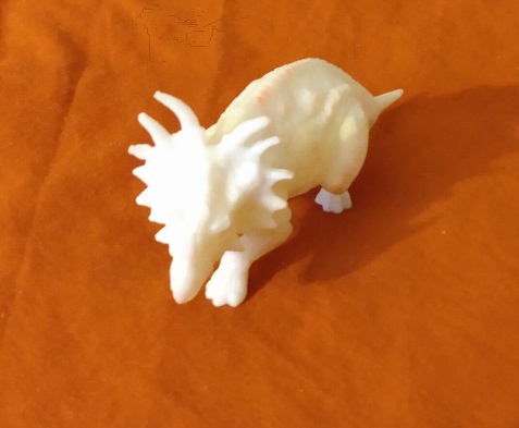 WHITE STYRACOSAURUS