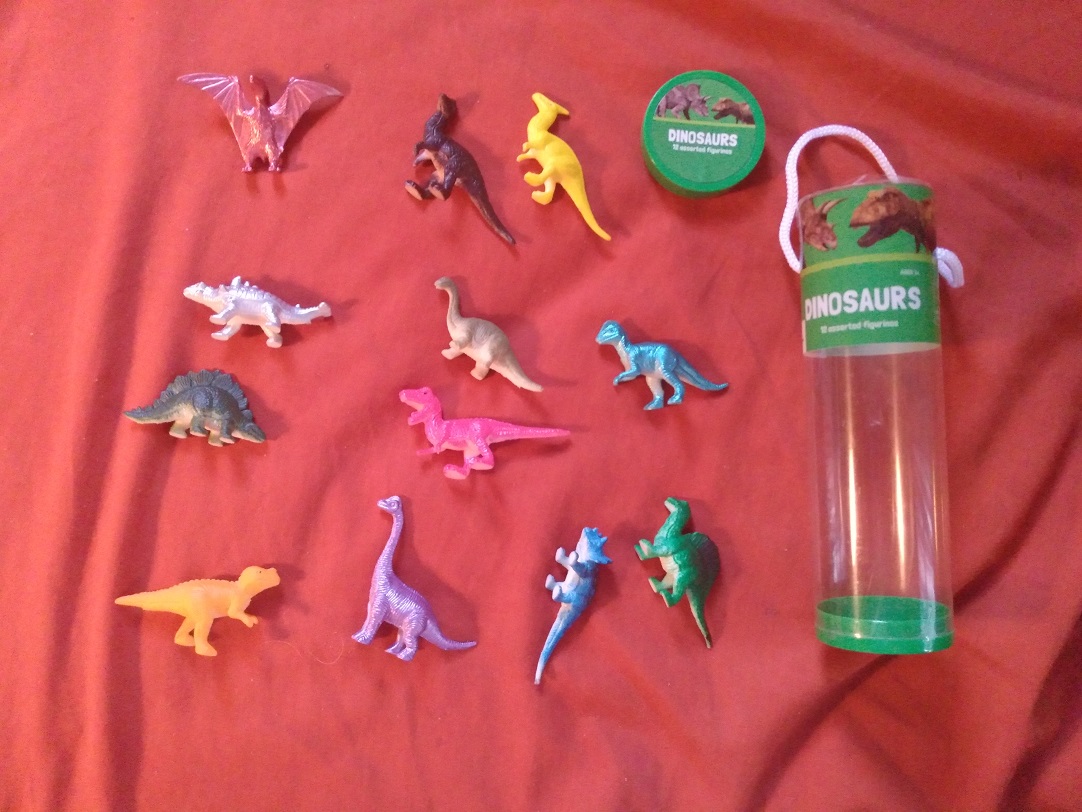 WALMART TUBE DINOSAURS