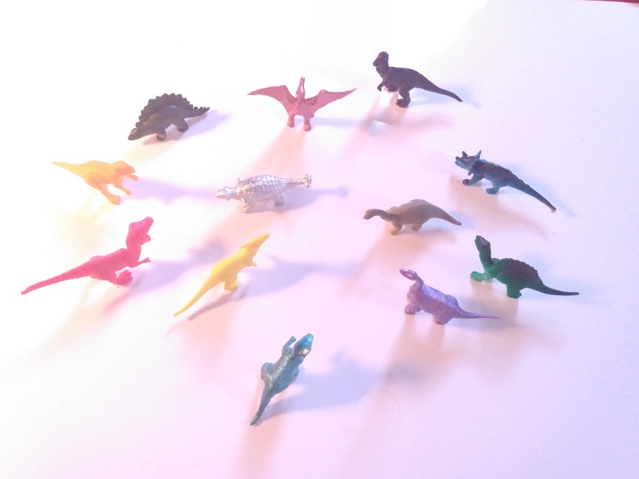 WALMART TUBE DINOSAURS