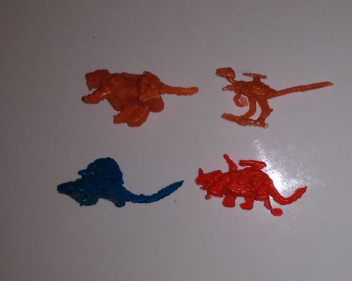 PLASTIC ROBOTIC DINOSAURS