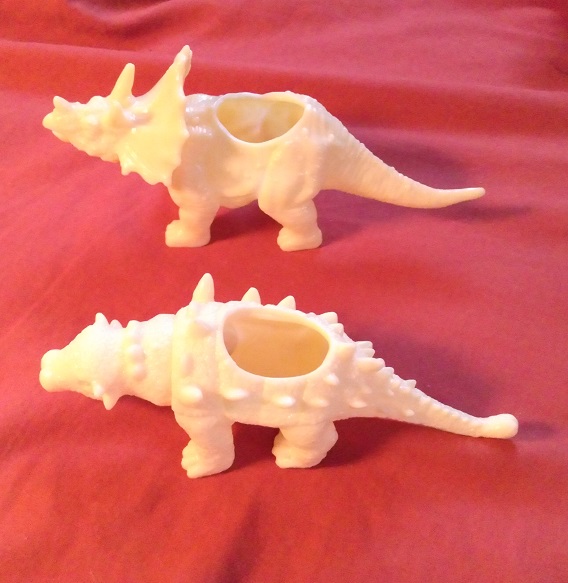 YELLOW DINOSAUR PLANTERS