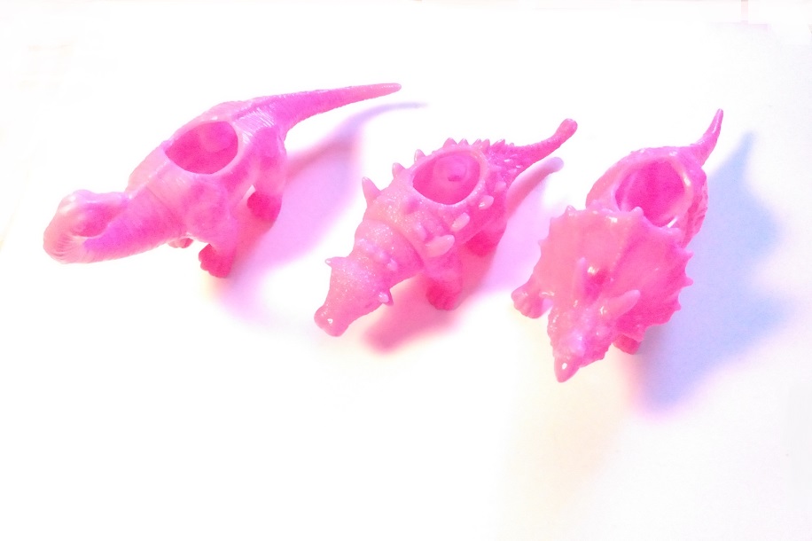 ROSE PINK DINOSAUR PLANTERS